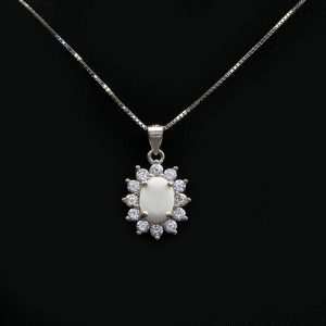 Pendente Kate con pietra di latte materno